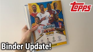 Binder Update  Topps Match Attax Extra 20232024 Trading Card Collection ⚽️ [upl. by Trepur]