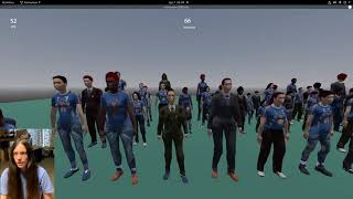 Test Stressing  Humanizer  Free 3D Charactor Creator for Godot 42 [upl. by Claudy]