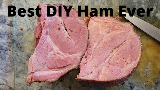 HOW TO BRINE A HAMHOME CURED HAM Amazing tasting ham done at home [upl. by Burger]