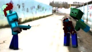 Animation Spotlight quotWhere Them Mobs Atquot  David Guetta Minecraft Parody by Rusplaying [upl. by Erik889]