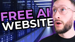 Build A Website In Minutes For Free With AI [upl. by Nairadas]