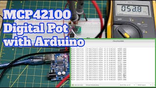 MCP42100 Digital Potentiometer with Arduino [upl. by Adnawahs]