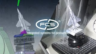 FCS System  5 Axis Machining with FCS Modular Vise  Self Centering [upl. by Umeko]