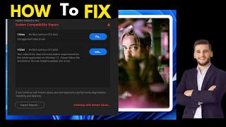 Fix Adobe Premiere Pro System Compatibility Error SOLVED Unsupported video driver for Adobe 2025 [upl. by Toback]