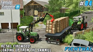 Wood Logging Operations amp Firewood Retail  Fichthal V2 Farm  Farming simulator 22  Timelapse 04 [upl. by Kryska]