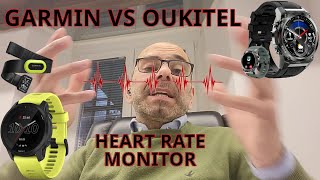 Garmin VS Oukitel HRM TEST forerunner955 oukitel bt50 [upl. by Rolph]