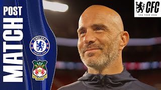 MARESCA amp JAMES React Post Match  Chelsea 22 Wrexham  Chelsea USA Tour 2024 [upl. by Lolanthe]