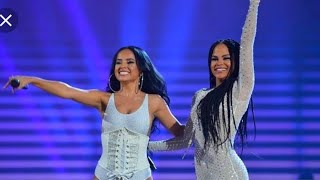 Becky G Natti Natasha Live  Sin Pijama Premios Juventud 2019 Gala en Directo HD [upl. by Aiva82]