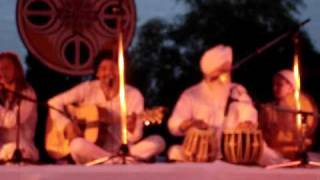 Sarabjit Singh and friends Adi Shakti Kundalini Yoga Festival France 810 [upl. by Einwat]