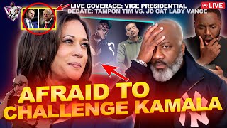 All The Smoke Two Grown Gangstas Looked Afraid To CHALLENGE KAMALA  VP Debate Live [upl. by Converse]