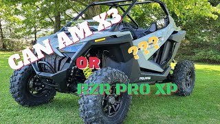 2023 CAN AM X3 Ds Turbo VS 2021 RZR Pro XP [upl. by Cope]