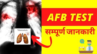 Acid Fast Bacilli Test Procedure  AFB Test for TB in Hindi [upl. by Nawk]