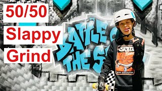 5050 Slappy grind  SKATEBOARDING [upl. by Copland783]