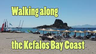 Exploring the Scenic Kefalos Bay Coast  Discovering Kos Greece 4k [upl. by Sadirah]