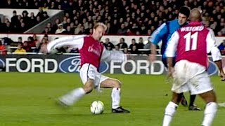 Dennis Bergkamp great lob goal vs Leverkusen  200102 HQ [upl. by Robbi113]