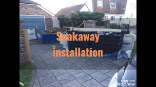 Soakaway installation Sussex UK [upl. by Turro]