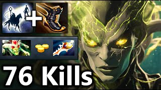 This Strats turns Normal Medusa into a Monster  76Kills 734 Patch Dota 2 [upl. by Aronos]