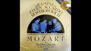 Mozart Complete Flute Quartets 1986 RampalSternAccardoRostropovich [upl. by Lambert]