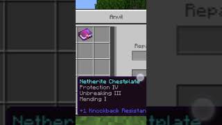 Overpowered Enchantments For Chestplate  Best Enchantments  Minecraft [upl. by Rawdan718]