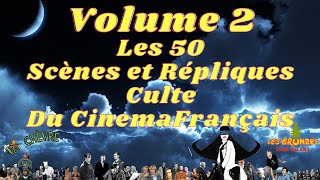 Les 50 Scènes Culte Répliques Culte du Cinéma Français 2  Gabin Belmondo Funès Serrault Blier Delon [upl. by Enneicul]