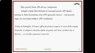 latino 101 Interrogative esortative nel discorso indiretto Cesare spaventa gli Elvezi con un ponte [upl. by Elehcor159]