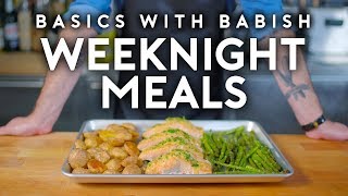 Weeknight Meals  Basics with Babish [upl. by Nonnair]