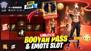 Buying Rage Reverie Booyah Pass  Claim Free 4 Emote Slot  FF New Event Today  Free Fire New Event [upl. by Aneetsirk]