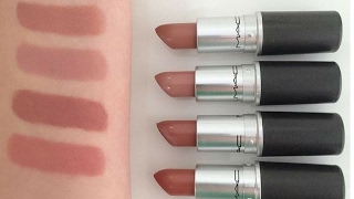 Top 5 MAC Lipsticks  Nude  LightMedium Olive Skin Tone [upl. by Kerrin12]