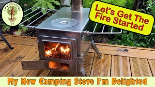 Winnerwell Nomad Camping Stove Unboxing and First Lighting [upl. by Hakceber]