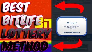 HOW TO WIN THE LOTTERY IN BITLIFE [upl. by Jaye]