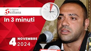 “IN TRE MINUTI” NOTIZIARIO DEL 4 NOVEMBRE 2024 [upl. by Einnaj948]