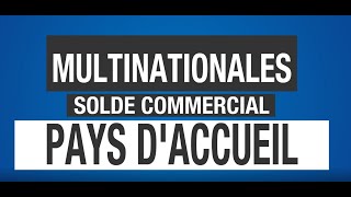 bac  FMN et solde commercial du pays daccueil [upl. by Ailev]