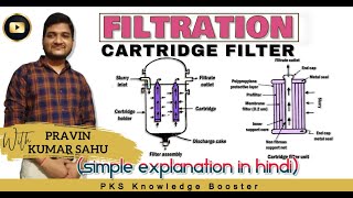 Cartridge Filter  Filtration  Pharmaceutical engineering [upl. by Cyprian]