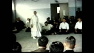 Moriheï Ueshiba Aïkikaï Hombu Dojo janvier 1969 [upl. by Atsillak796]