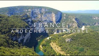 Travel ✈ Ardèche amp Grenoble France [upl. by Helbon]