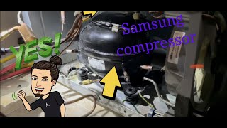 Replacing Samsung compressor [upl. by Annhoj]