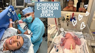 Scheduled C section birth story [upl. by Gine]