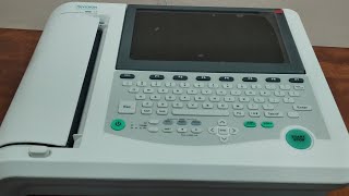 Demo on 12 Channel ECG Machine [upl. by Otilegna]