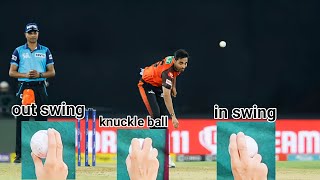 Bhuvneshwar Kumars bowling tipsall variation inswingoutswingknuckle ballhow to do it vary easy [upl. by Tildy]