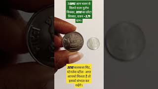 Future investment 1 Rupee small coin value coin oldcoins shorts shortsfeed 1rupee [upl. by Garaway]