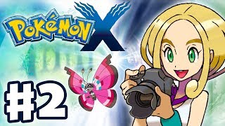 Pokemon X and Y  Gameplay Walkthrough Part 2  Gym Leader Viola Battle Nintendo 3DS [upl. by Chaffinch]