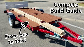 Harbor Freight DIY Trailer Kit [upl. by Lusa]