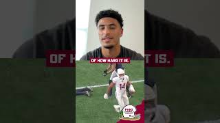 Howd He Do That Kyler Murray amp Marvin Harrison Jr React to Michael Wilson Making Hardest Catch [upl. by Adallard]