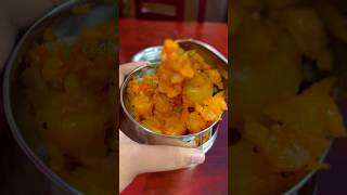 Today’s lunch box recipe poondu kulambukeerai kadaiyal amp potato podimas shortsfeed lunchideas [upl. by Arakaj618]