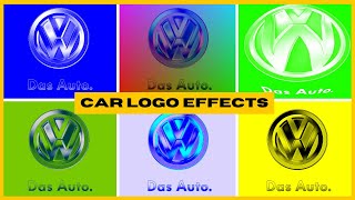 PARODY NEW amp OLD VOLKSWAGEN DAS AUTO LOGO ANIMATION IN DIFFERENT EFFECTS  CAR LOGO EDIT PART 14 [upl. by Risser502]