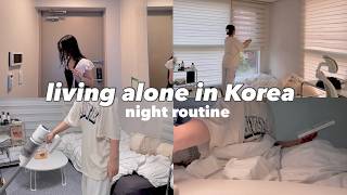 Night Routine after work  Living alone in Korea VLOG  skincare cleaning typical night routine [upl. by Lundin]