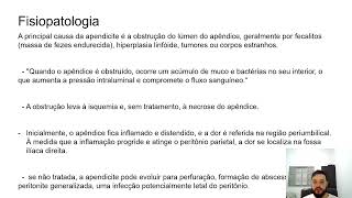 Apendicite Aguda  I Congresso de Clínica e Cirurgia [upl. by Albright]