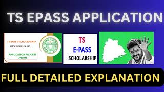 TS EPASS24Fees Reimbursement Application ProcessRequired Documents to Apply TSePASS scholarship [upl. by Eryt]