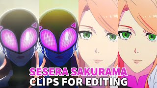 Sesera Sakurama  Go Go Loser Ranger  Clips For Editing  HIGH QUALITY  CC [upl. by Aronoh111]