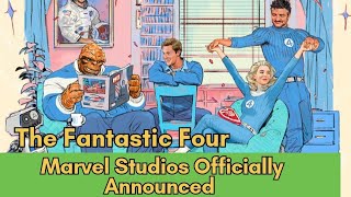 The Fantastic Four Marvel Studios Official Announced Cast with First Poster marvel marvelstudios [upl. by Refannej]